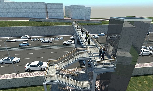 Büyükşehir’den Konak ve Bornova’ya iki üst geçit