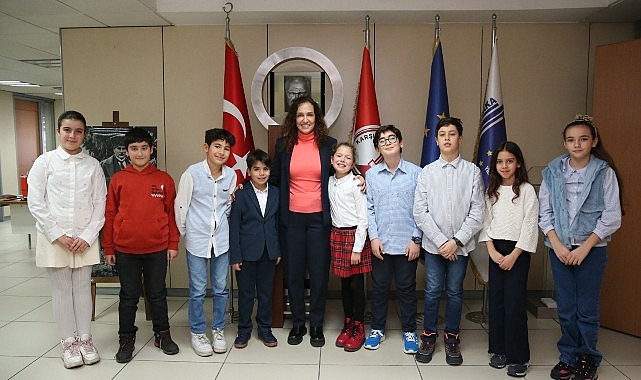 Başkan Ünsal, Kent Konseyi Çocuk Meclisi yönetimiyle buluştu