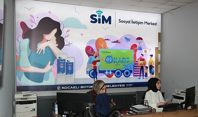 Büyükşehir Belediyesi, 8 farklı ilçede yer alan Sosyal İletişim Merkezleri (SİM)  ile vatandaşın yanında olmaya devam ediyor
