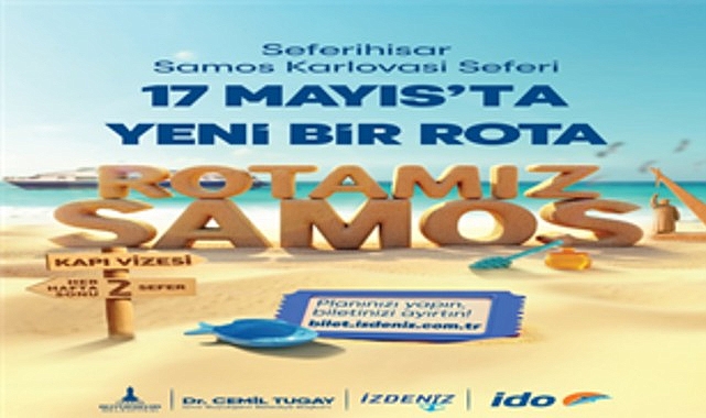 Seferihisar Samos seferleri 17 Mayıs’ta başlıyor