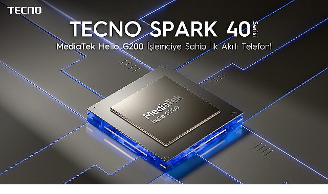 TECNO SPARK 40+, MediaTek Helio G200 İşlemciye sahip ilk akıllı telefon olacak!