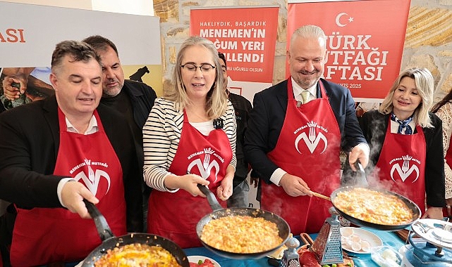 Türk Mutfağı Haftası’na Menemen damgası!