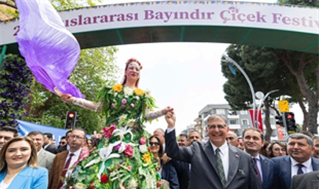 Uluslararası Bayındır Çiçek Festivali coşkuyla başladı