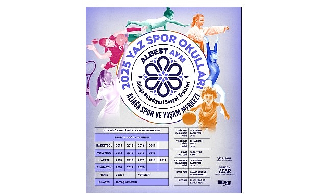 Aliağa Belediyesi Yaz Spor Okulları Kayıtları Başlıyor