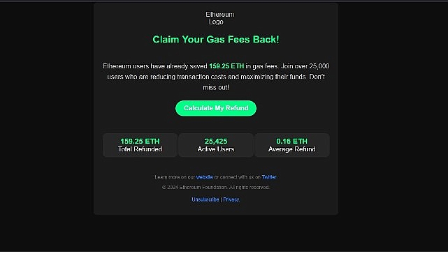 Gaz Ücreti İadesi Vaadiyle Kripto Cüzdanlar Boşaltılıyor!