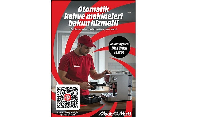 MediaMarkt Türkiye’den evde otomatik kahve makinesi bakım hizmeti!