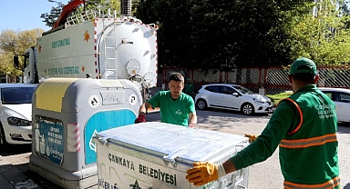 Tertemiz Çankaya için yeni çöp konteynerleri