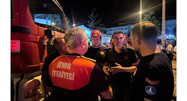 İzmir İtfaiyesi Balıkesir’de görev başında