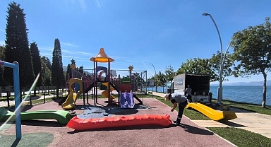 Büyükşehir’den çocuklara güvenli oyun alanları