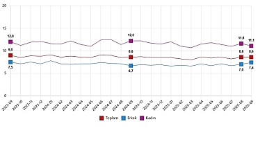 İşgücü İstatistikleri, Eylül 2025